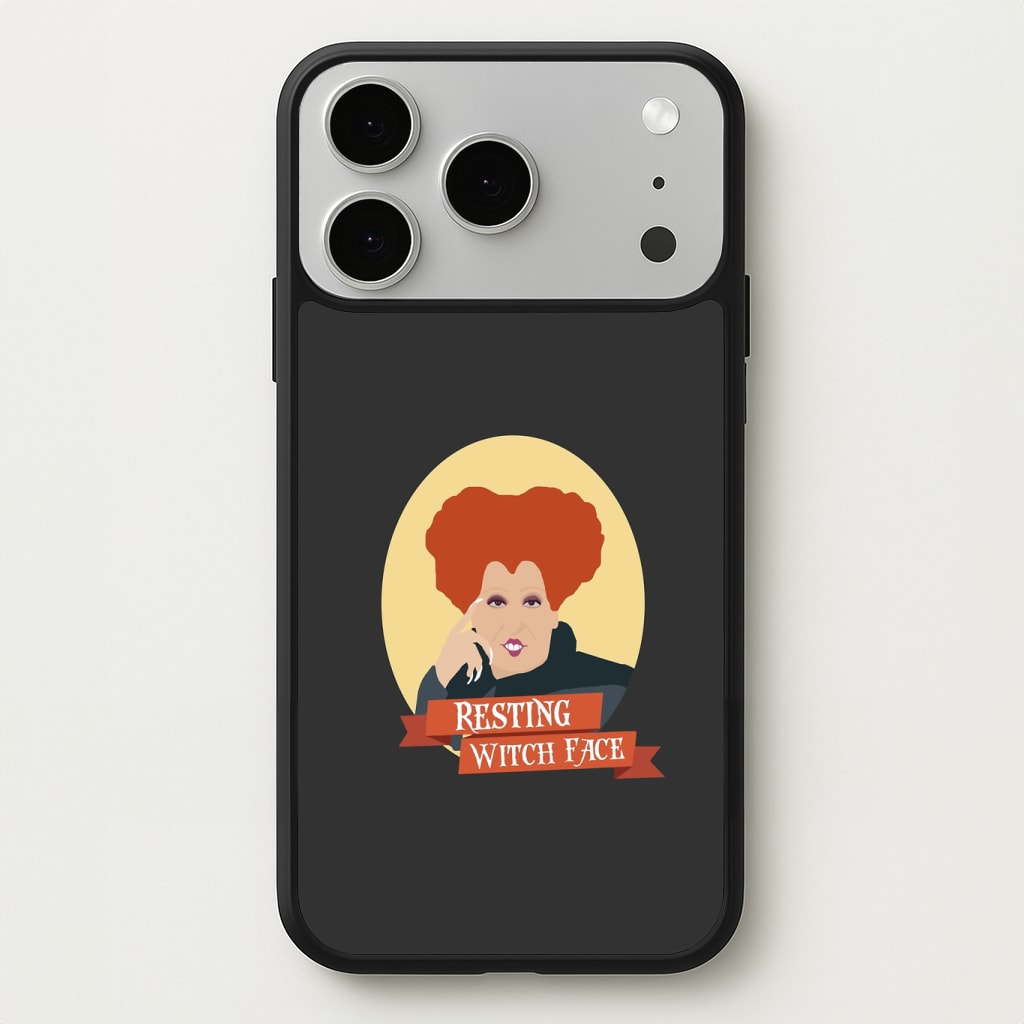 Resting Witch Face - Hocus Halloween Phone Case