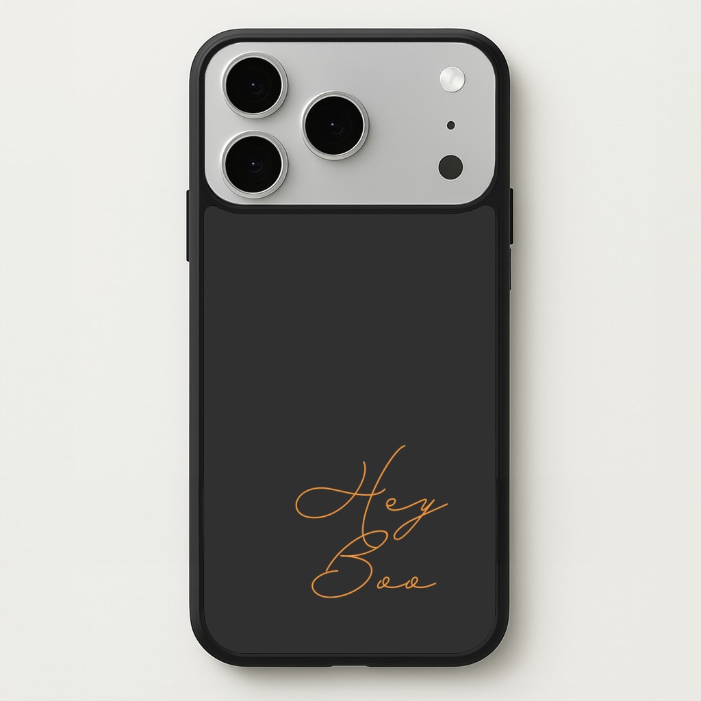Hey Boo - Halloween Phone Case