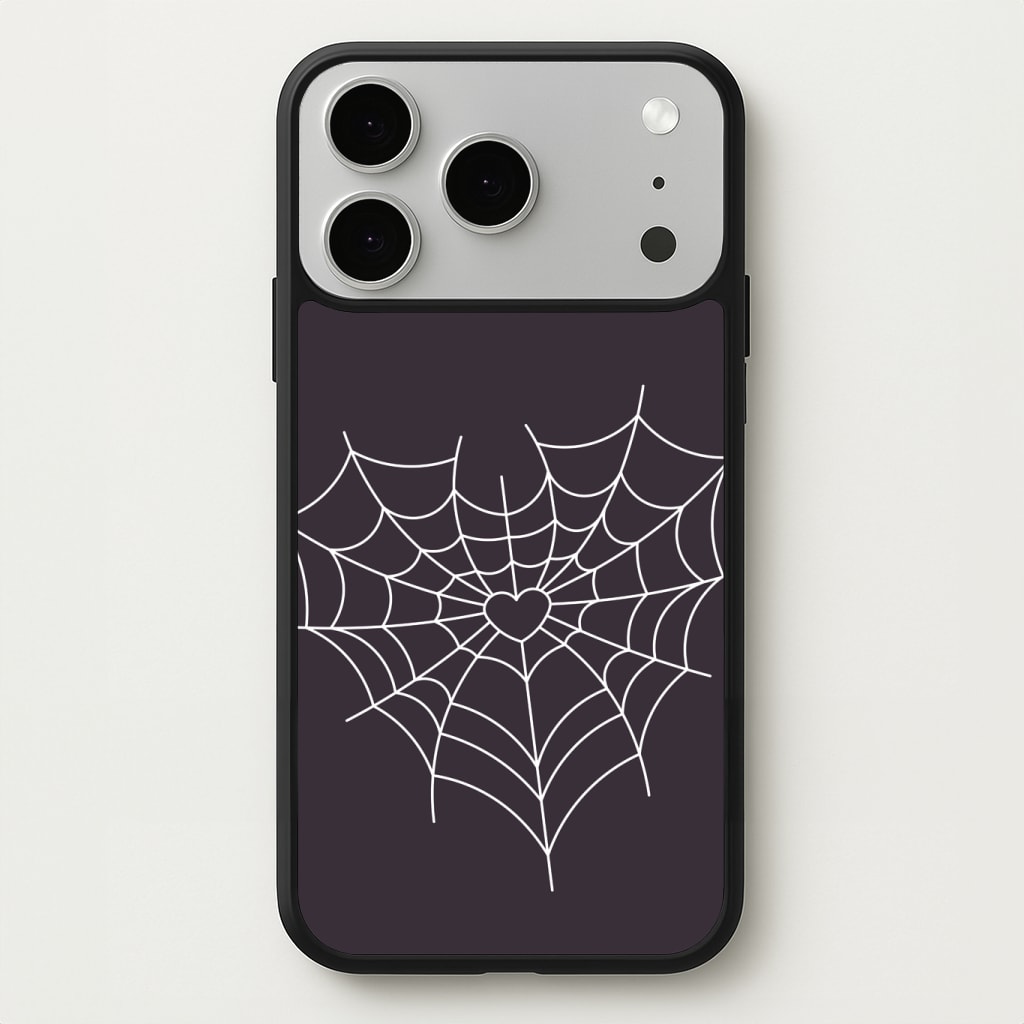 Spiderweb Hearts I Phone Case