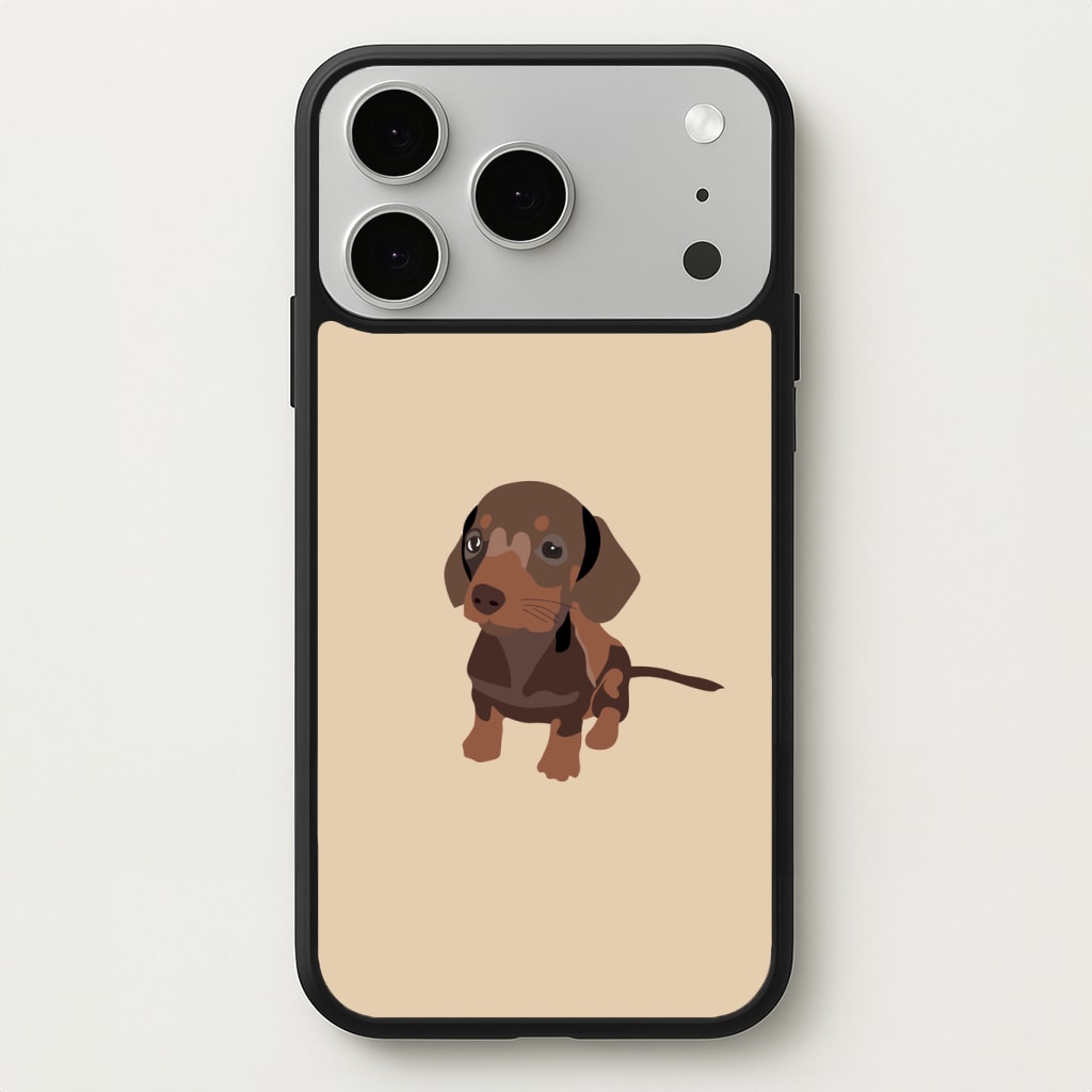 Brown - Dachshunds Phone Case