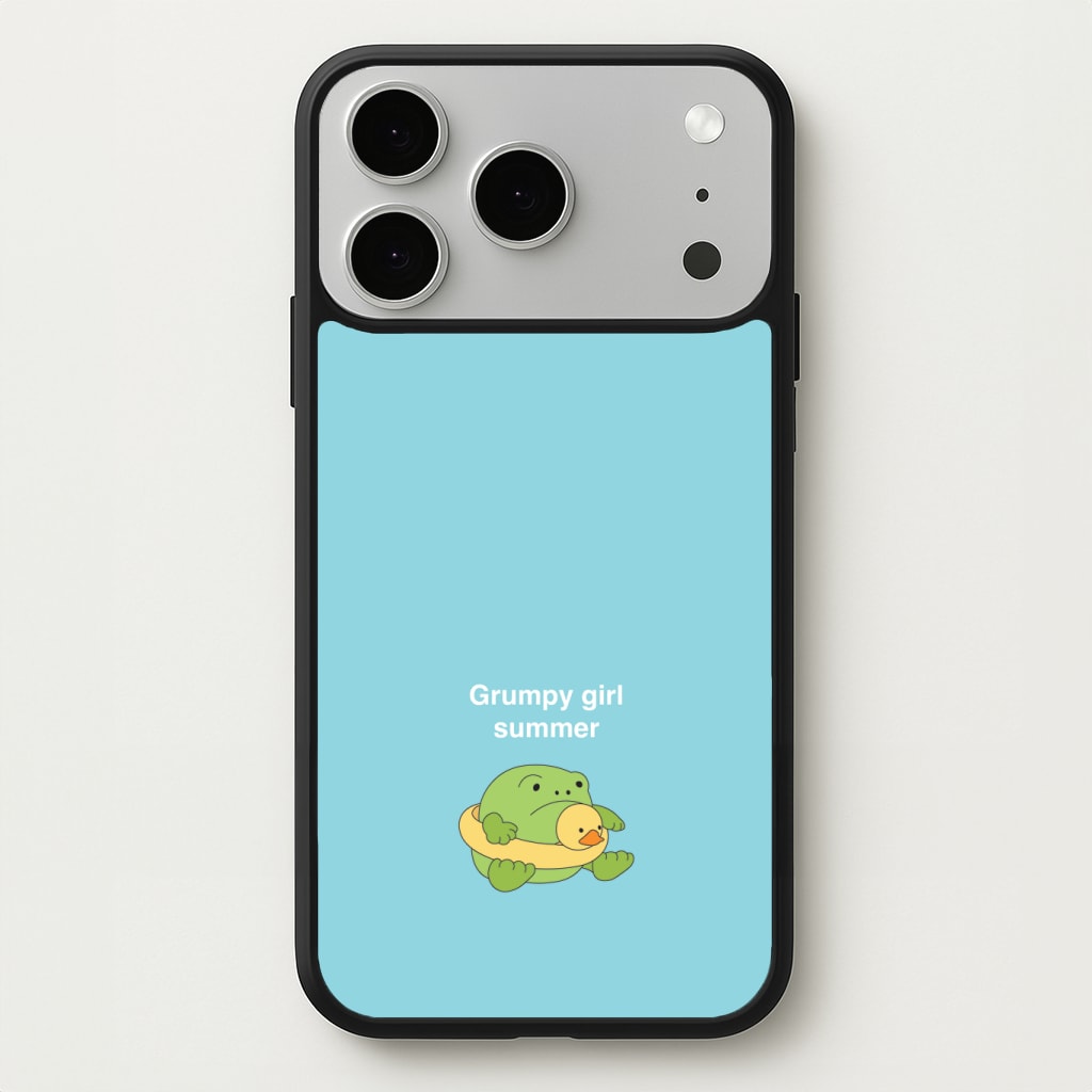 Grumpy Girl Summer - Plushy Phone Case
