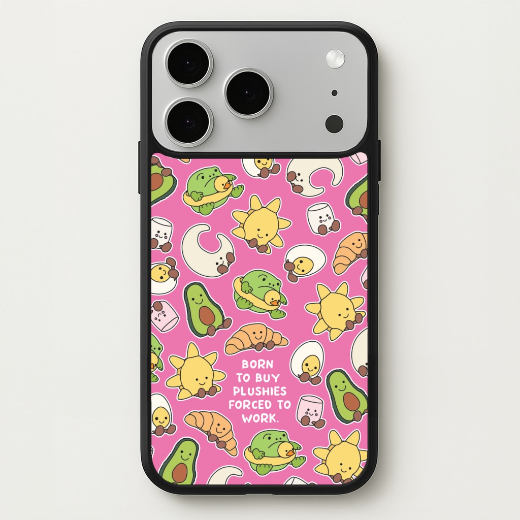 Born To Buy Plushy Phone Case