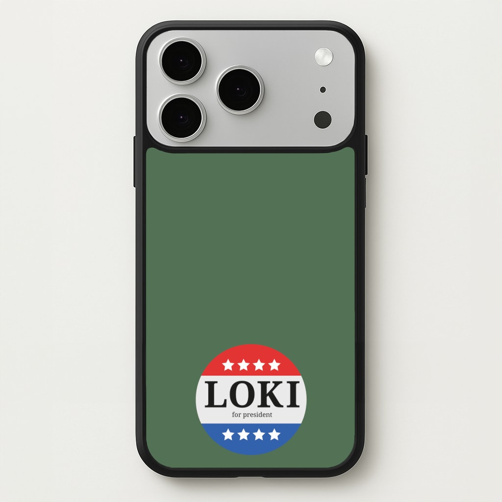 Loki For President Phone Case