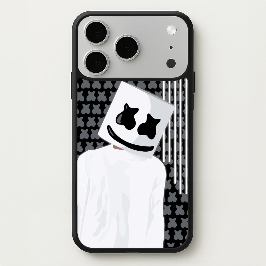 Stars And Stripes - White Helmet DJ Phone Case