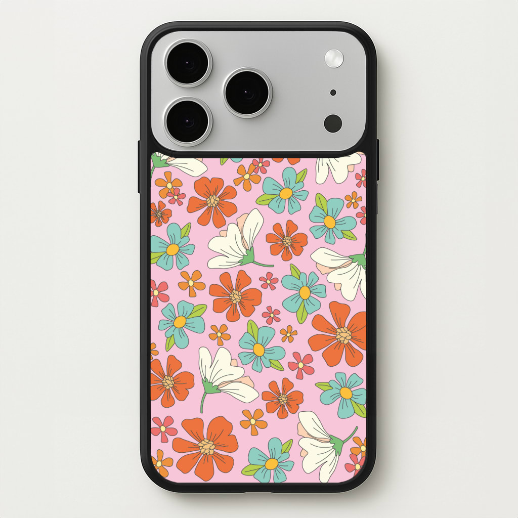 Pink Flower Pattern - Mothers Day Phone Case