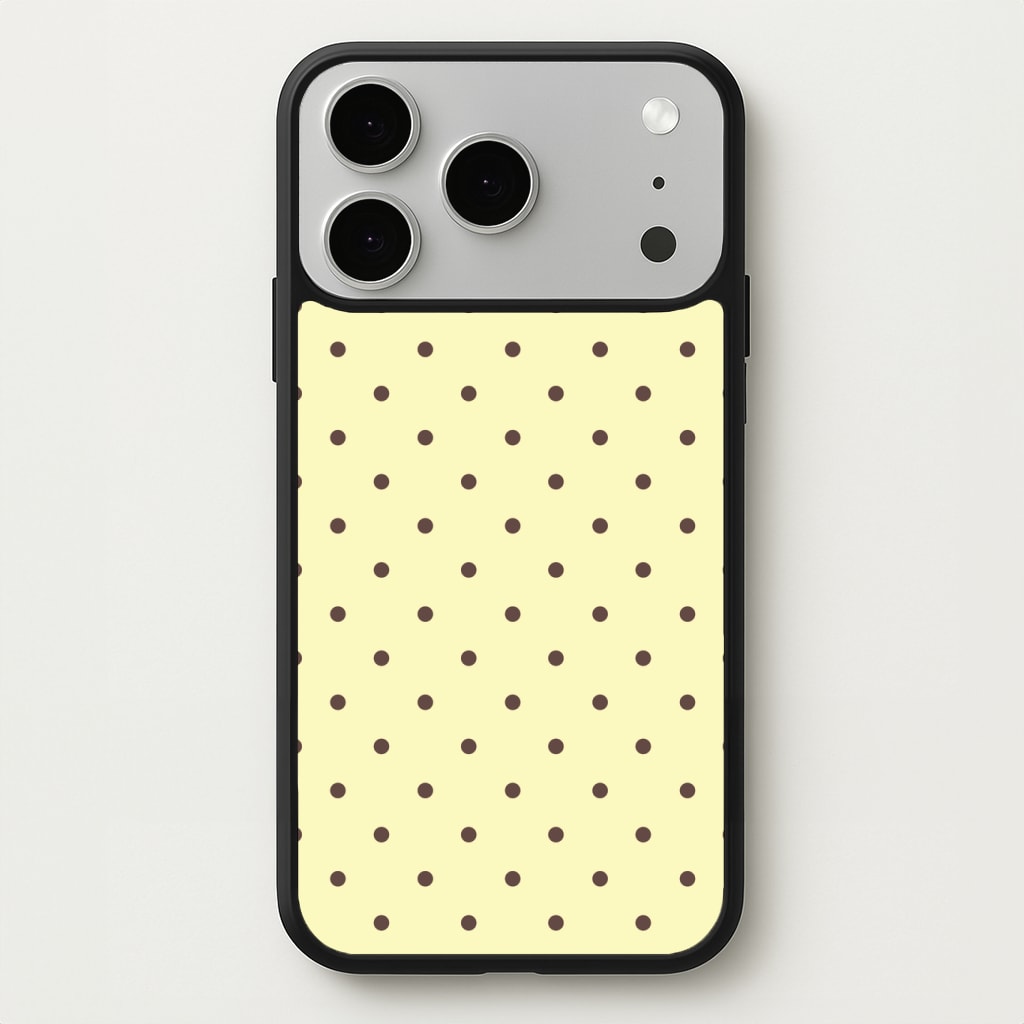 Vanilla & Chocolate Polka Dots Phone Case