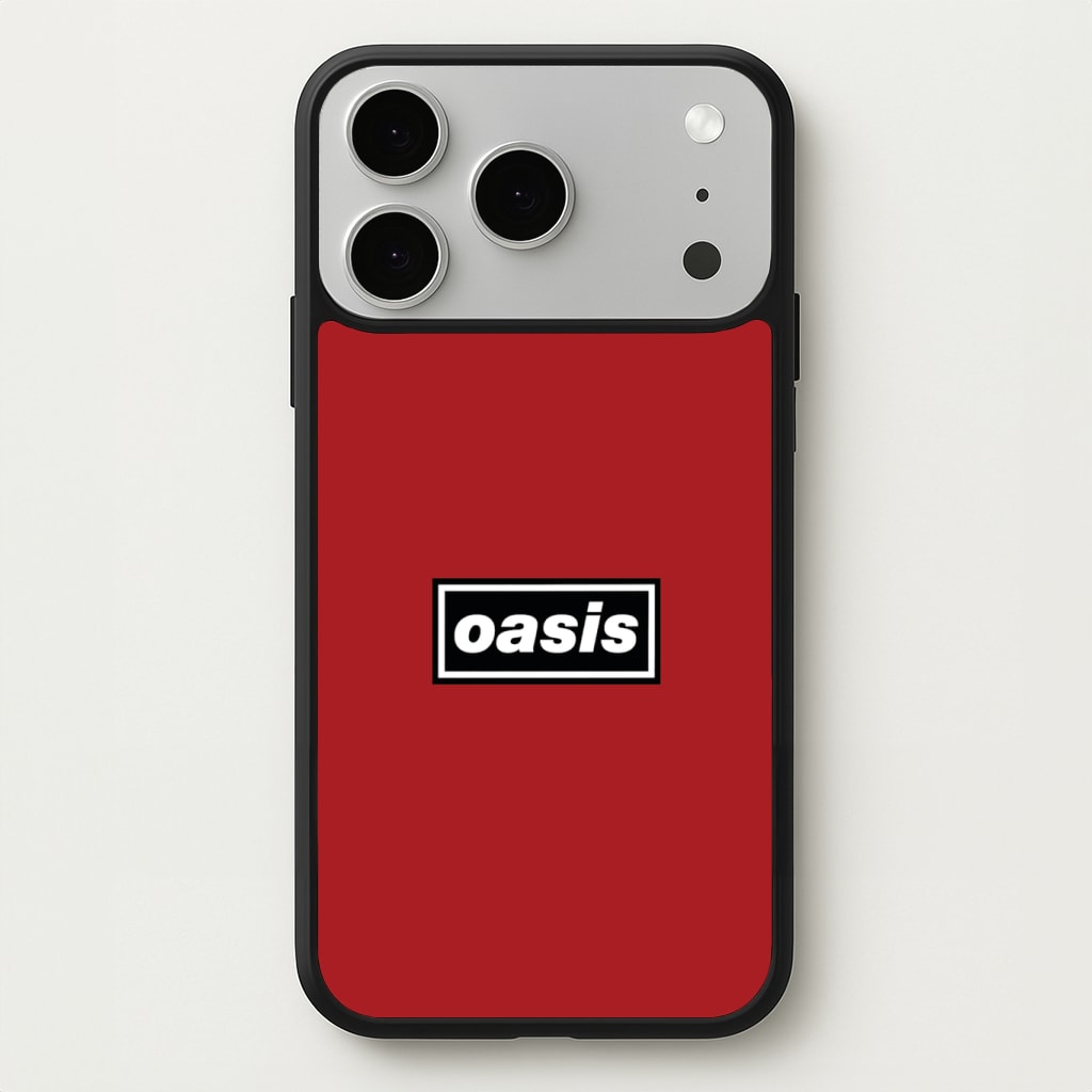 Band Name Red Phone Case