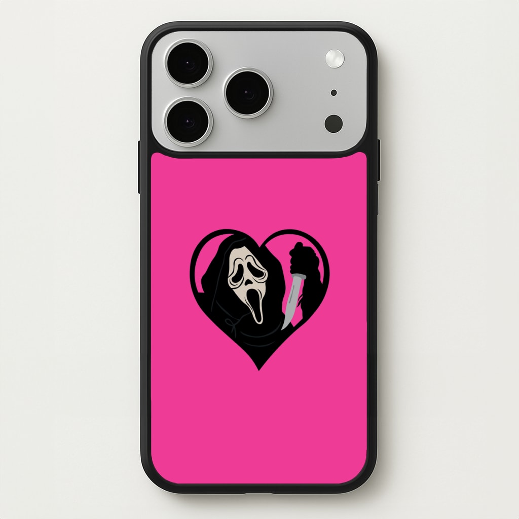 Heart face - Halloween Phone Case