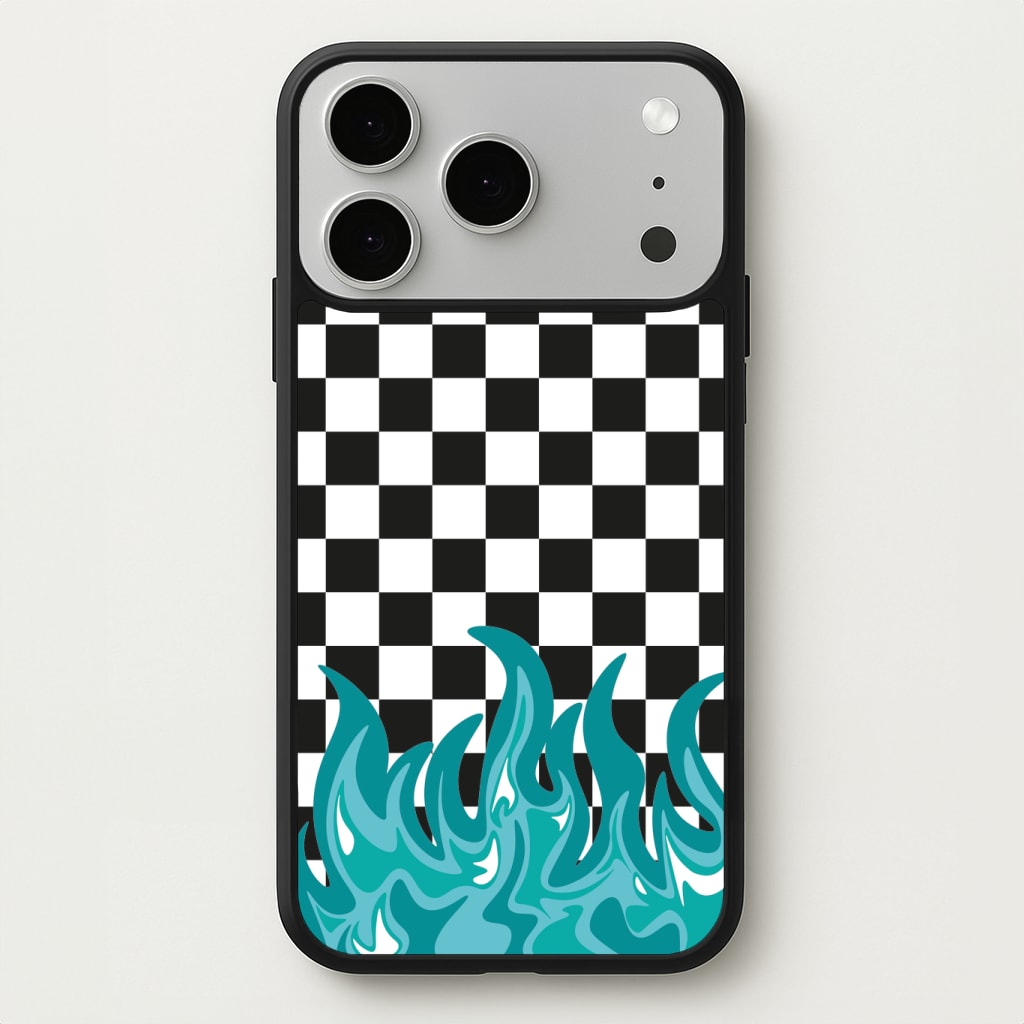 Blue Flame - Skate Aesthetic Phone Case