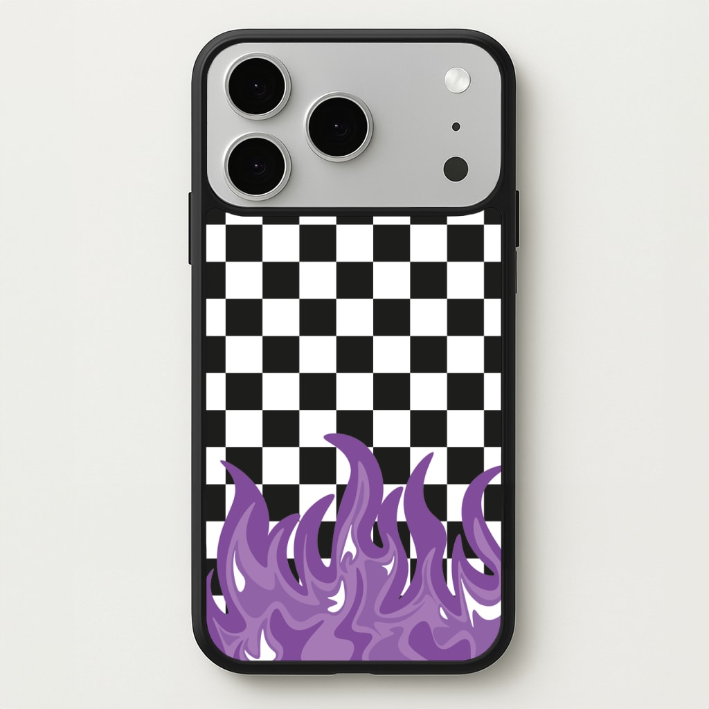 Purple Flame - Skate Aesthetic Phone Case