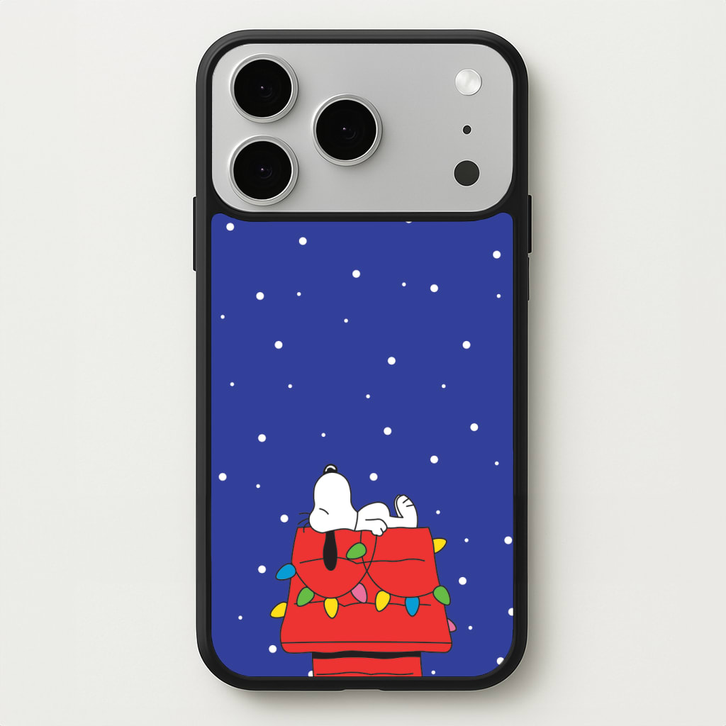 Cartoon Beagle Fairylights Phone Case