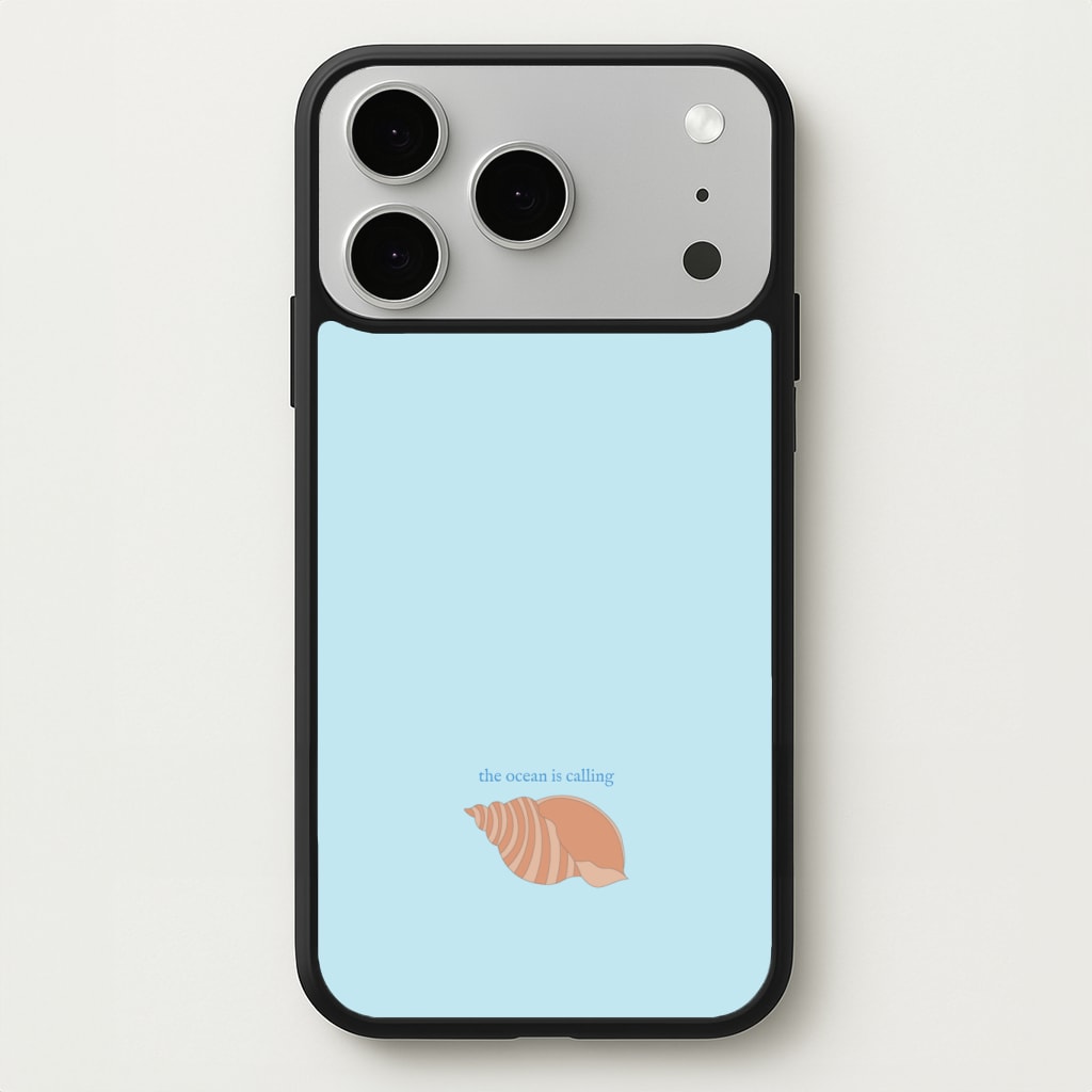 The Ocean Is Calling - Seashells Phone Case