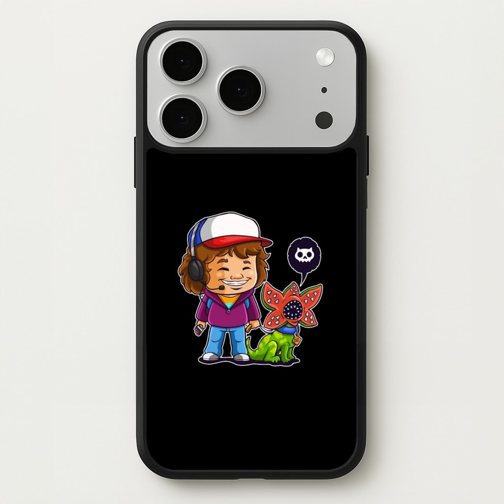 Dustin and The Demogorgon Phone Case