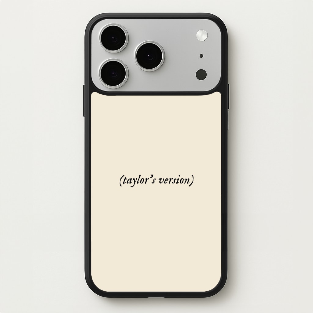 Personalised Taylor's Version Phone Case