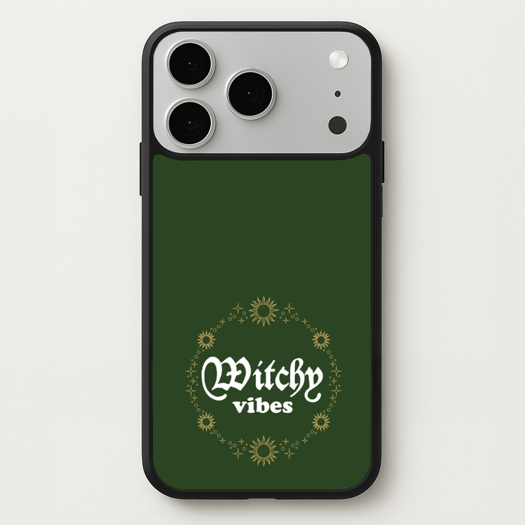 Witchy Vibes Green Phone Case