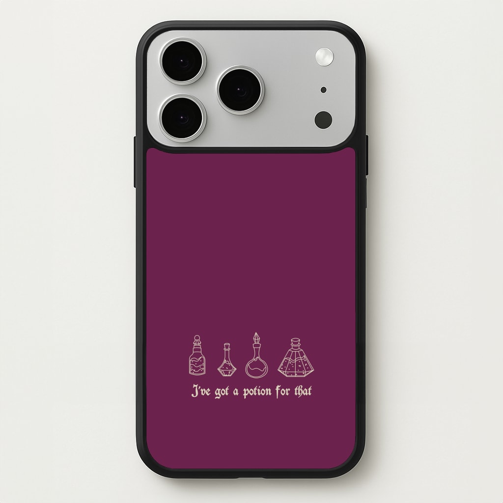 I've Got A Potion For You Dark Pink Phone Case