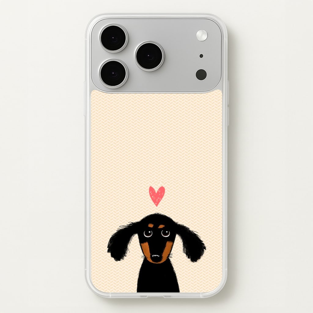 Dachshund Puppy Love Phone Case