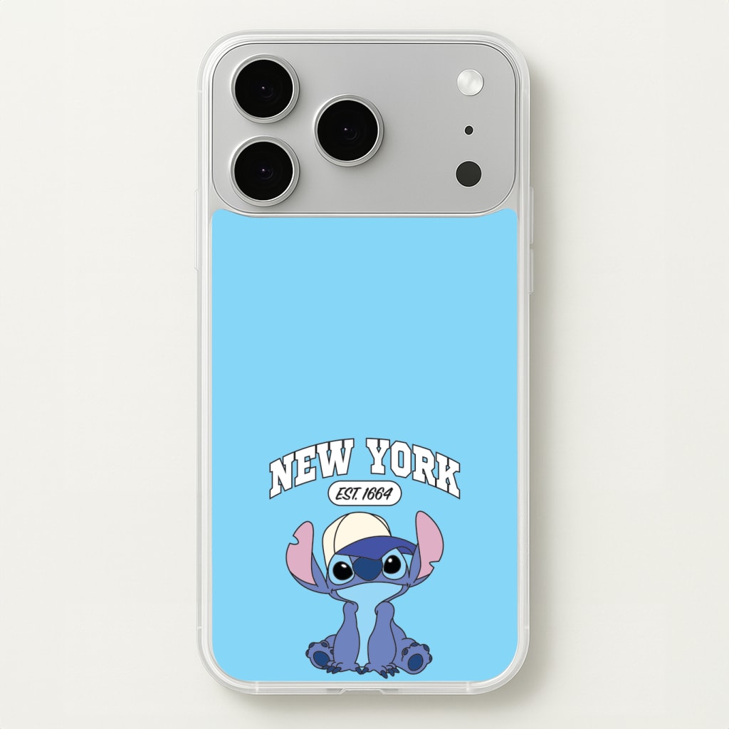 New York Blue Alien Phone Case