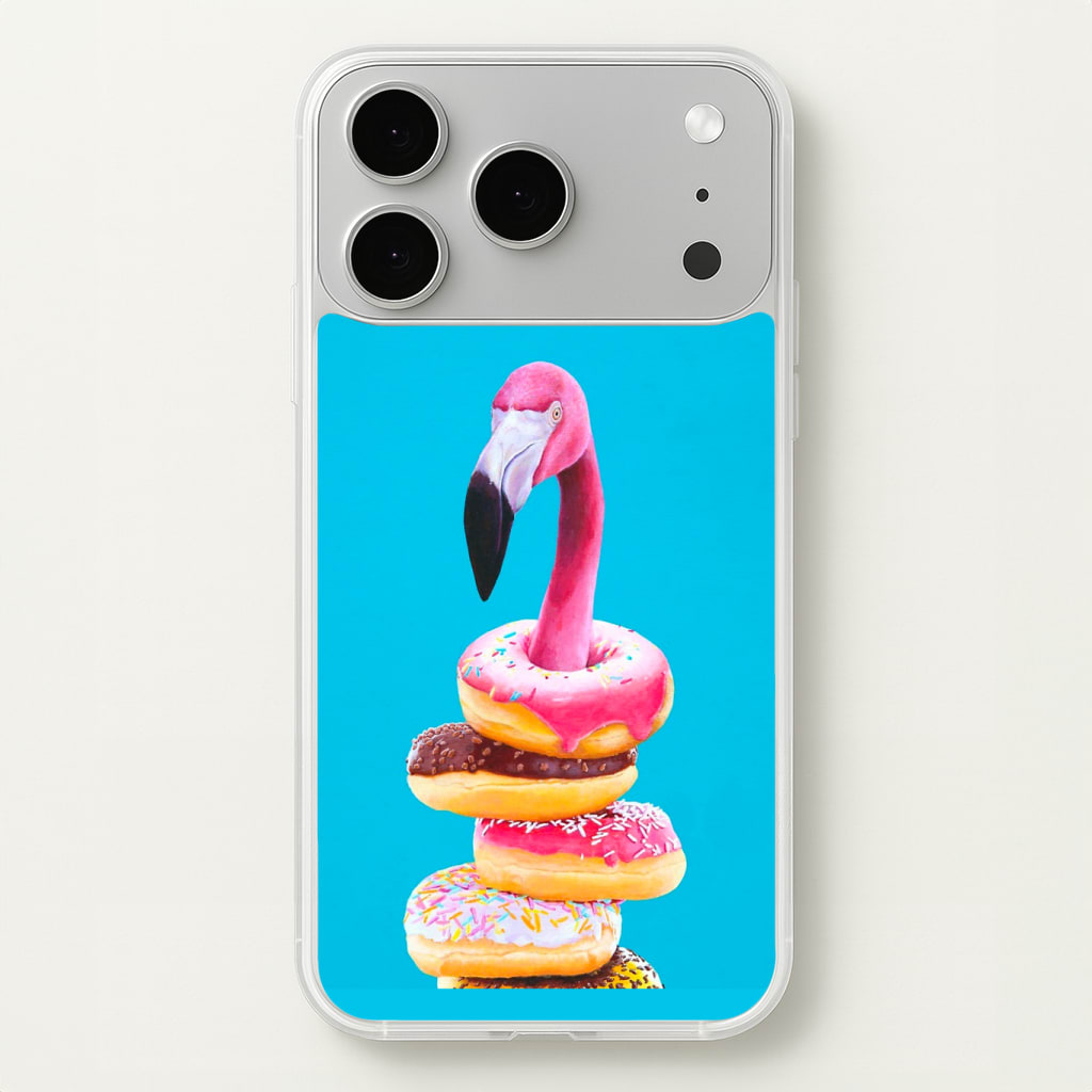 A Famished Flamingo Phone Case