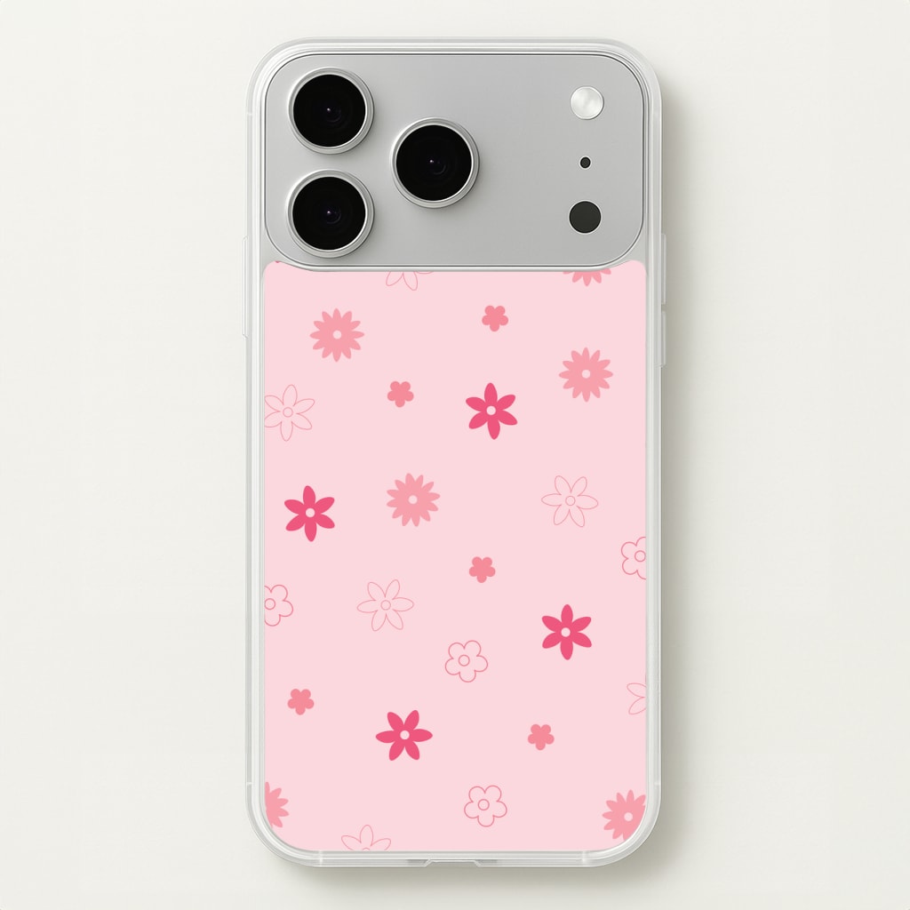 Flower Types Pattern Pink Phone Case