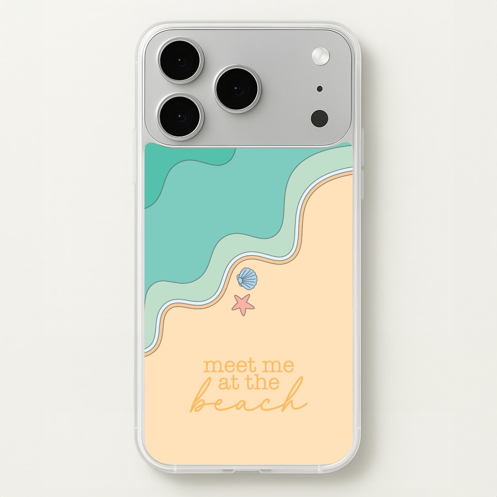 Meet Me At The Beach - Summer Phone Case