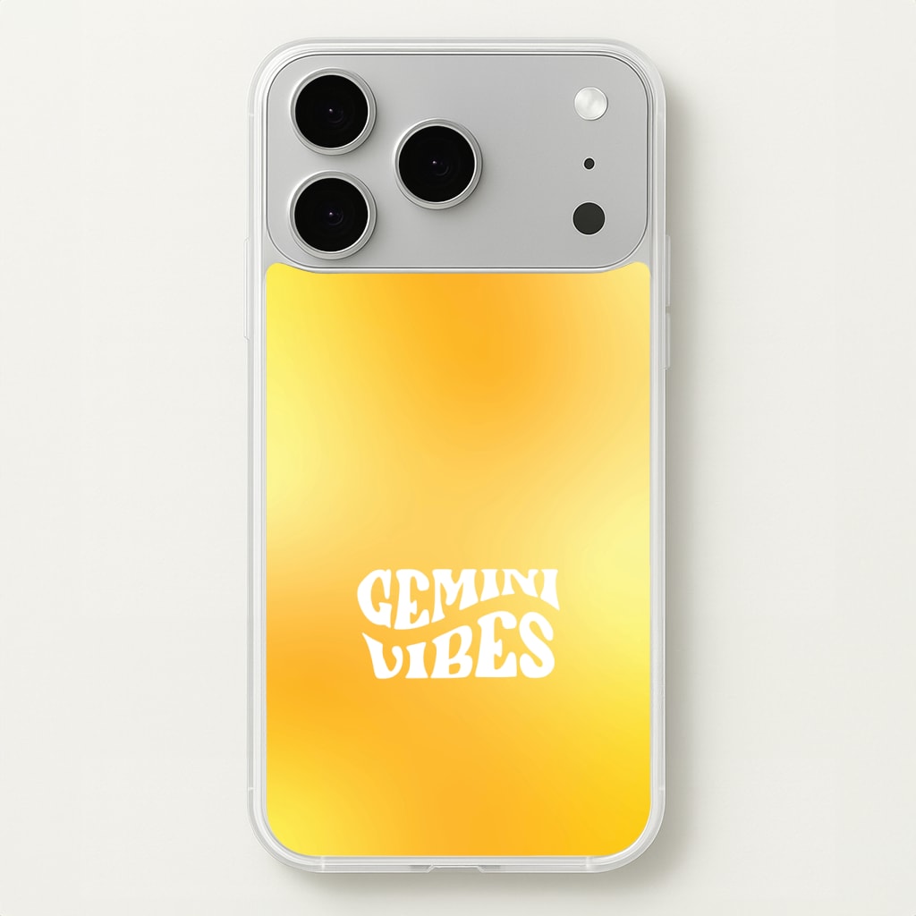 Gemini Vibes Gradient Zodiac Phone Case