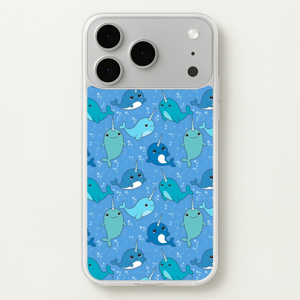 Narwhal Pattern Phone Case