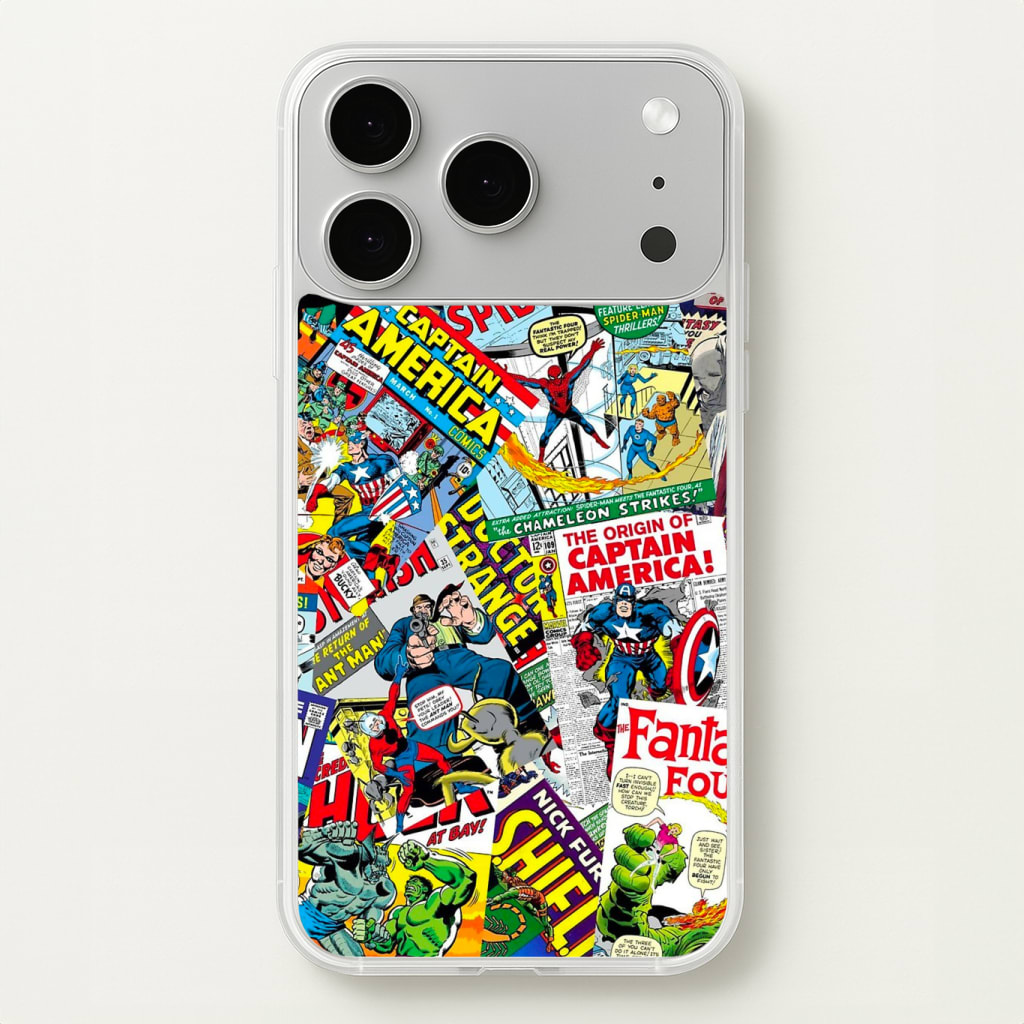Superhero Comic Comics Pattern Phone Case