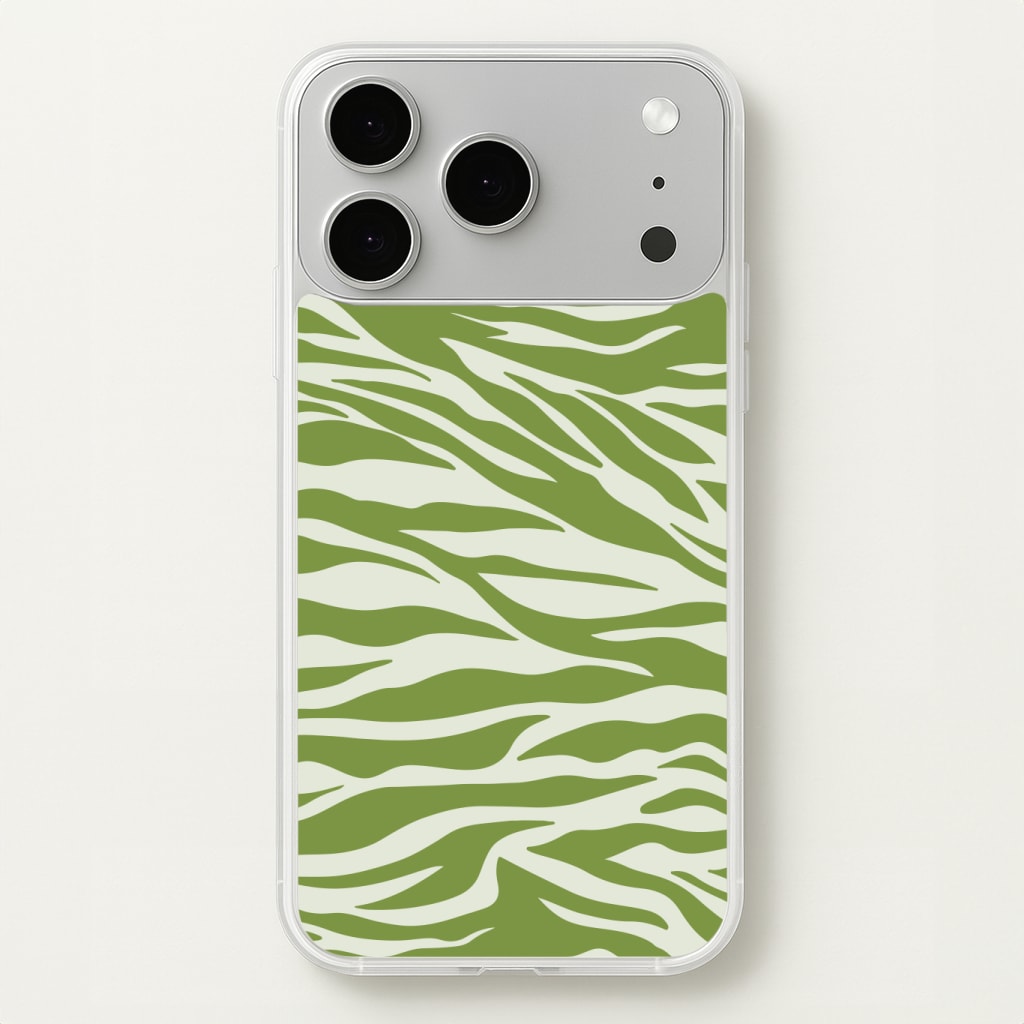 Abstract Green Print Phone Case