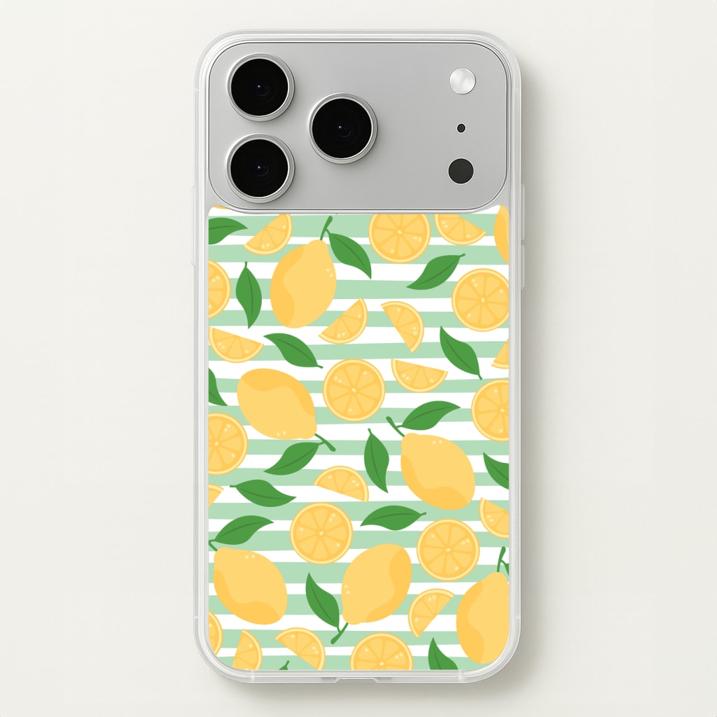 Lemons Pattern - Summer Phone Case