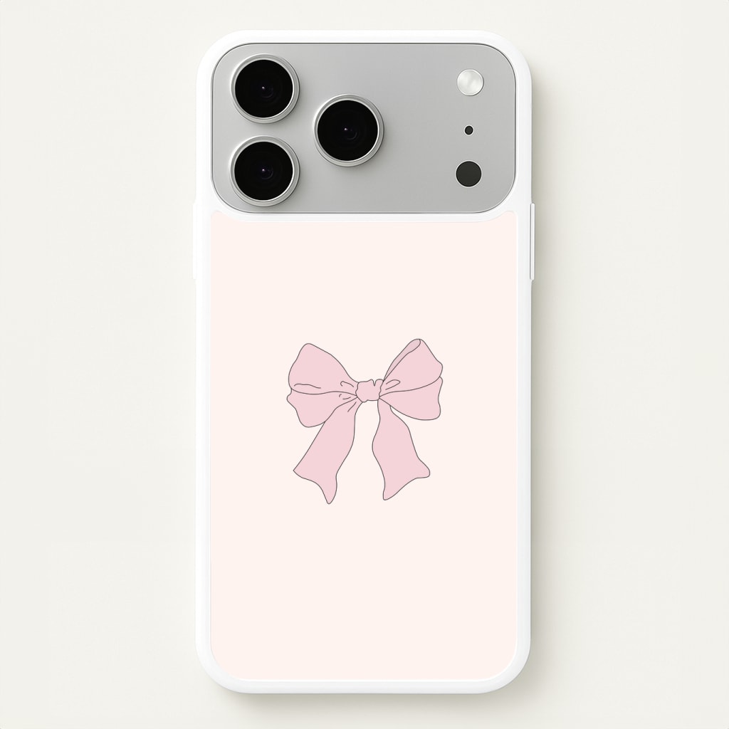 Bow - Clean Girl Aesthetic Phone Case