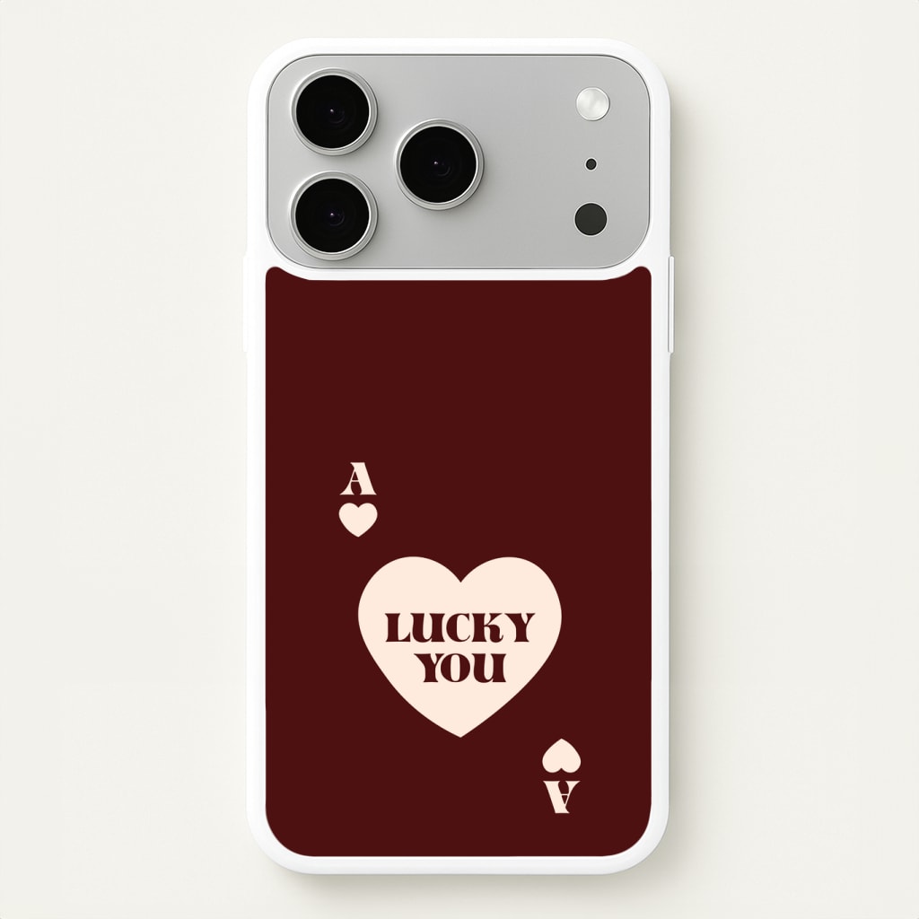 Ace Of Hearts Lucky You Phone Case