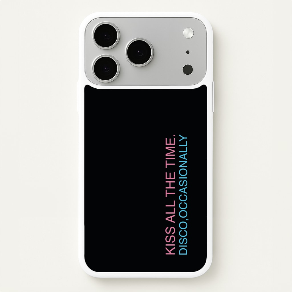 Disco Occasionally Text Phone Case