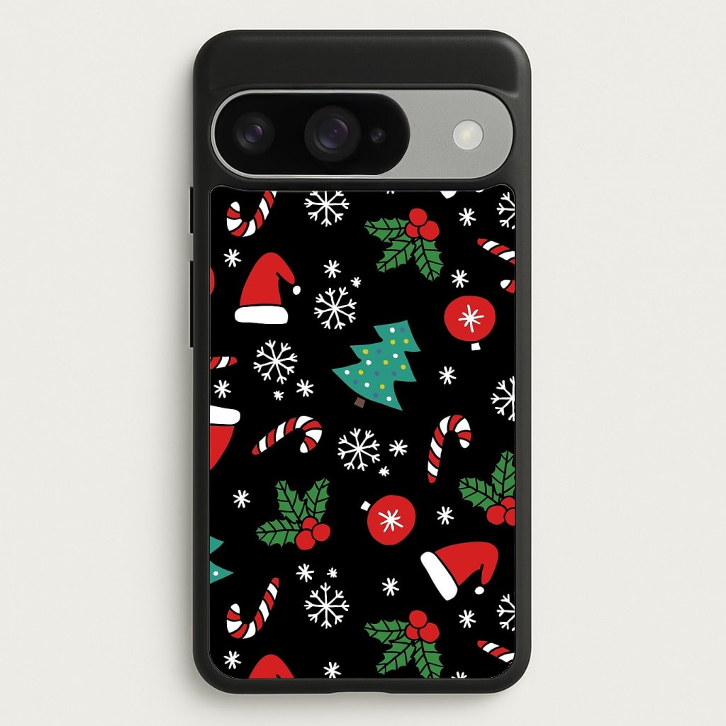Christmas Objects Pattern Phone Case