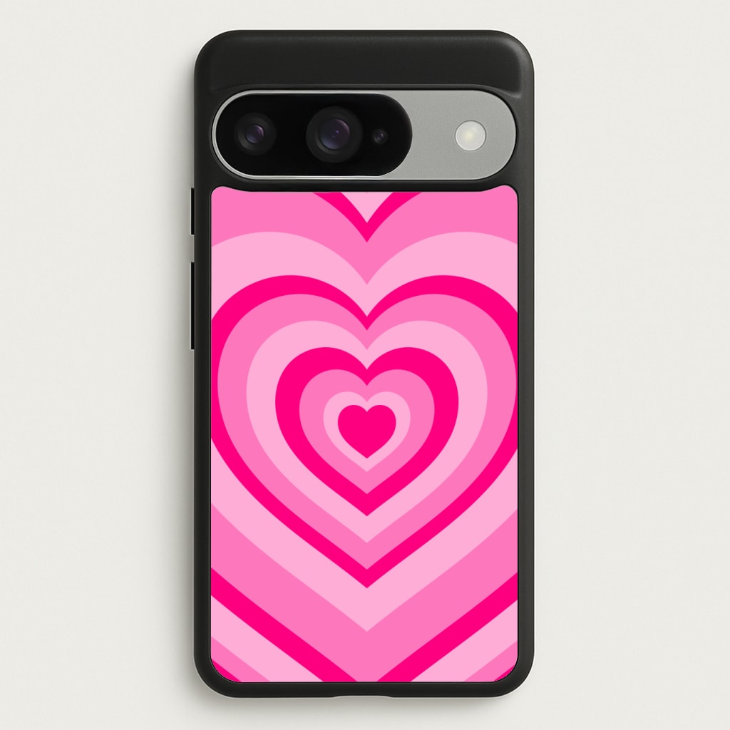Pink - Colourful Hearts Phone Case