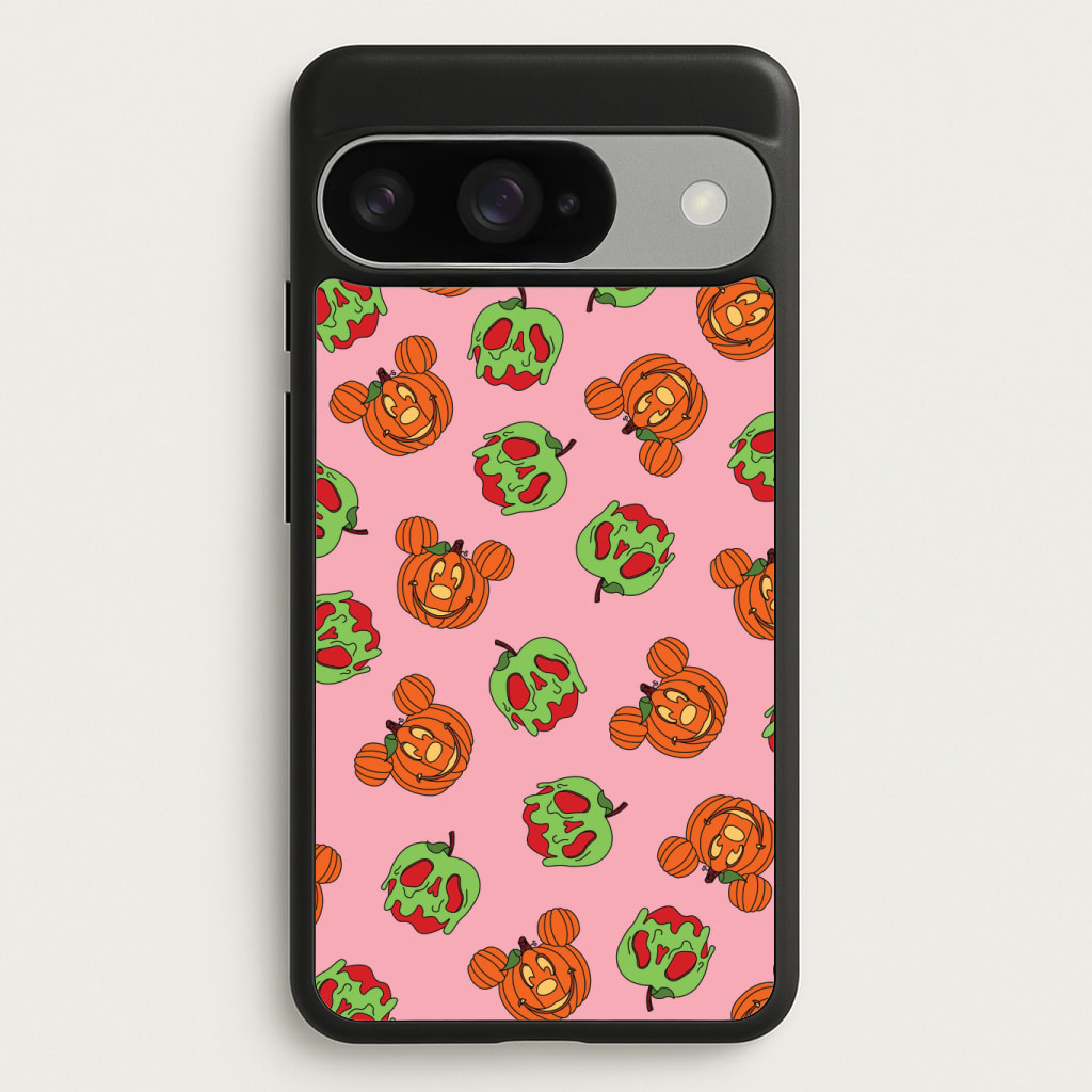 Pumpkin Mouse And Poison Apple Pattern Phone Case