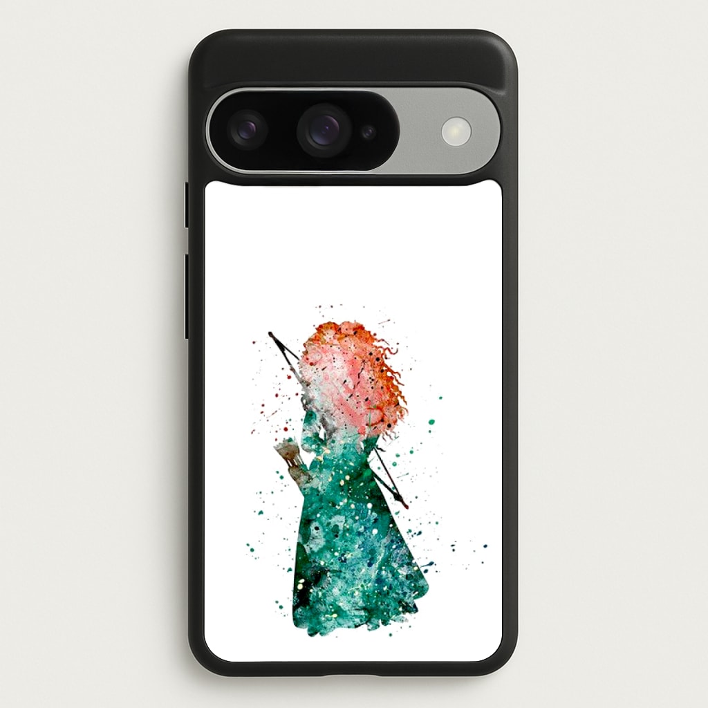 Watercolour Princess Merida Brave Fairytale Phone Case