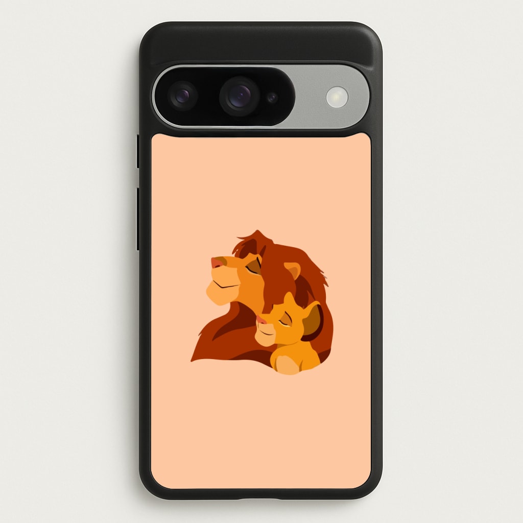 King Lion And Cub Phone Case