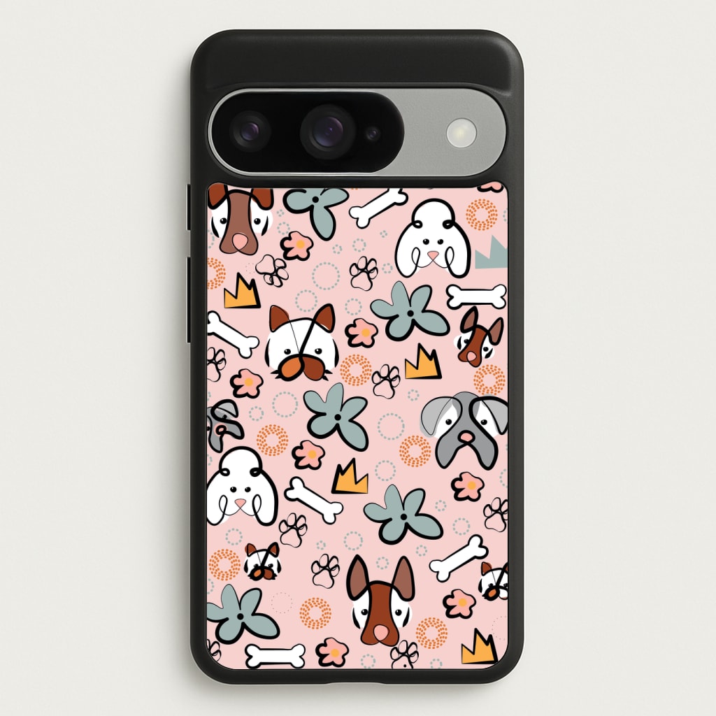 Bones and dogs - Dog Patterns Phone Case