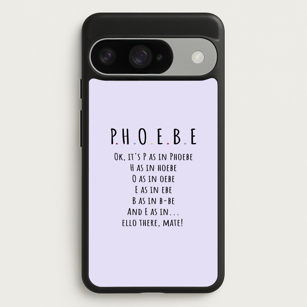 Spelling Phoebe Phone Case