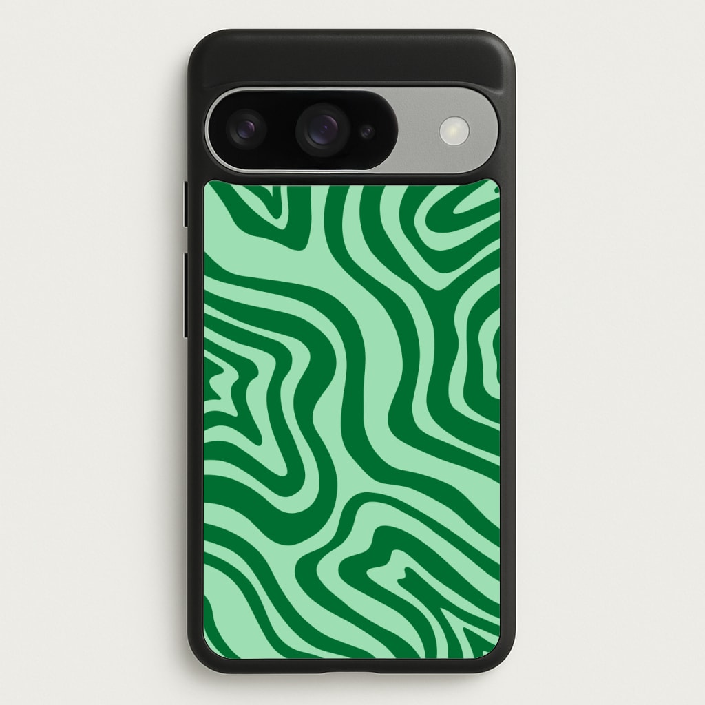 Green Abstract Halloween Phone Case