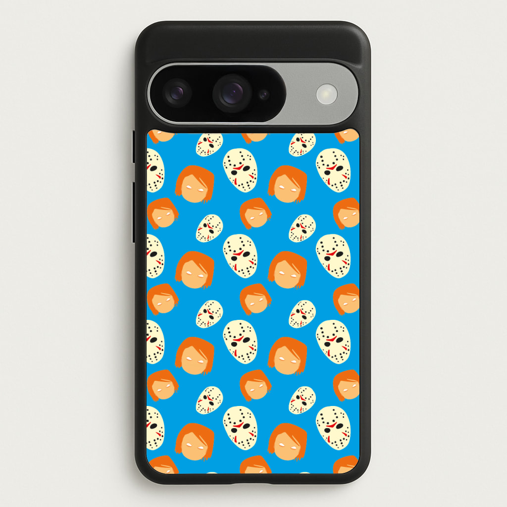 Chucky And Jason Pattern - Halloween Phone Case