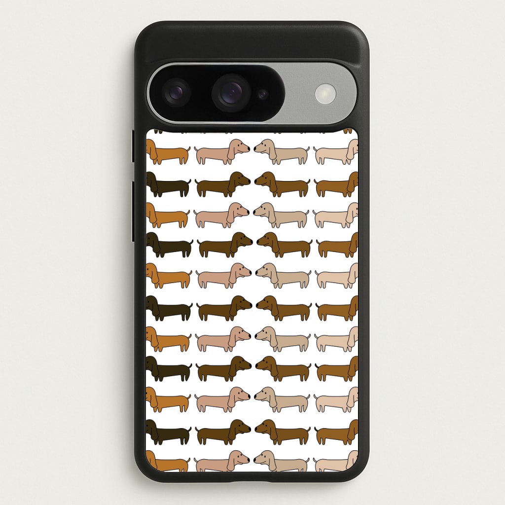 Collage - Dachshunds Phone Case