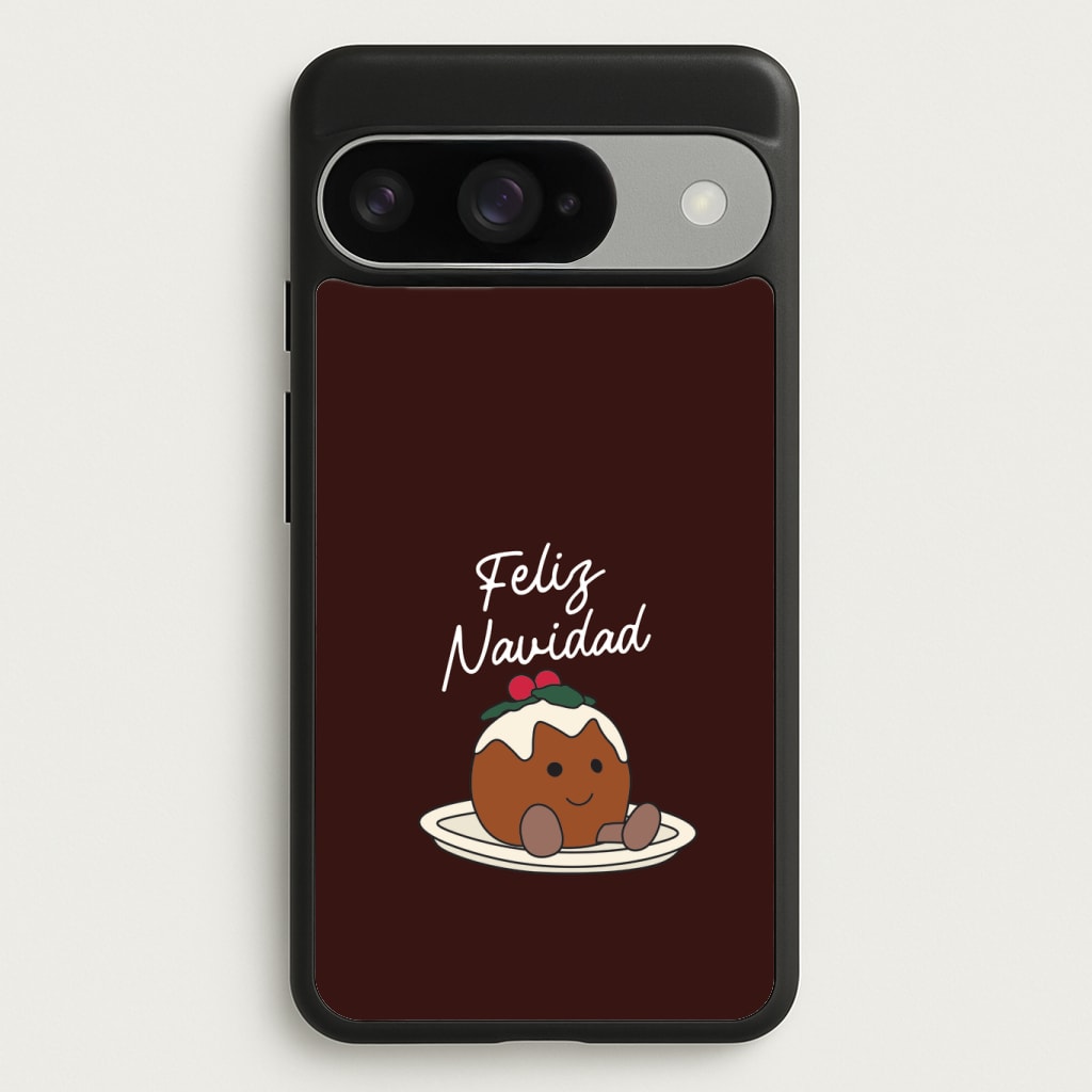 Christmas Pudding Plush Phone Case