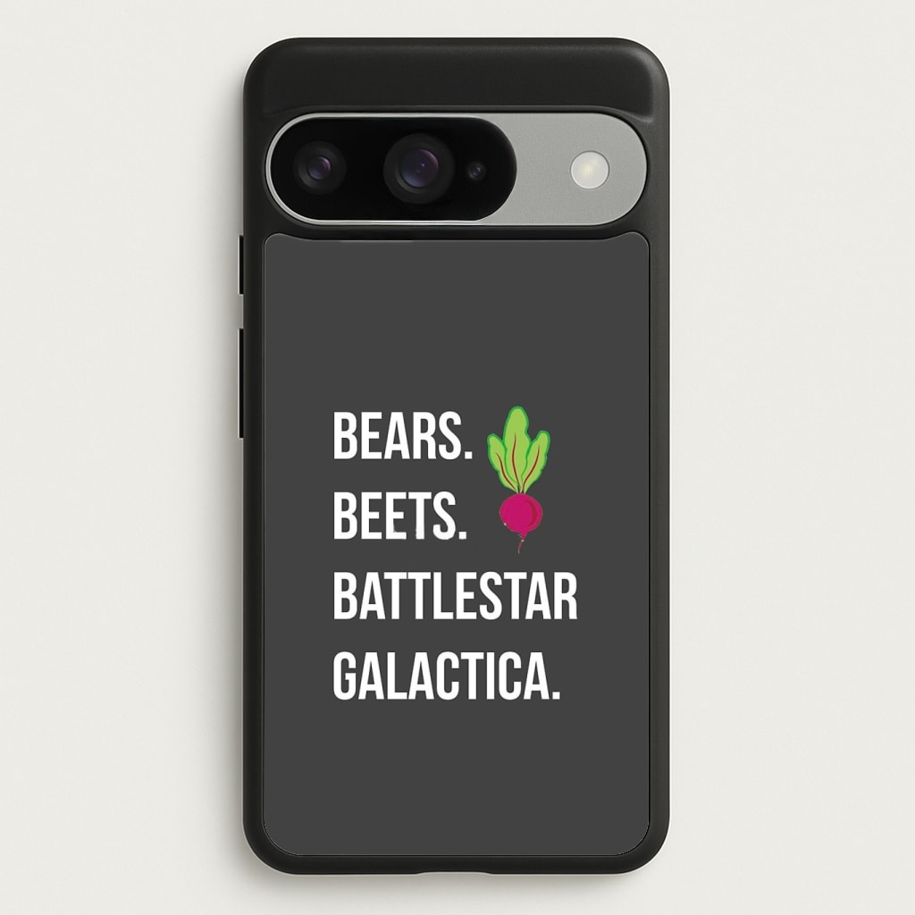 Bears. Beets. Battlestar Galactica Illustration Phone Case