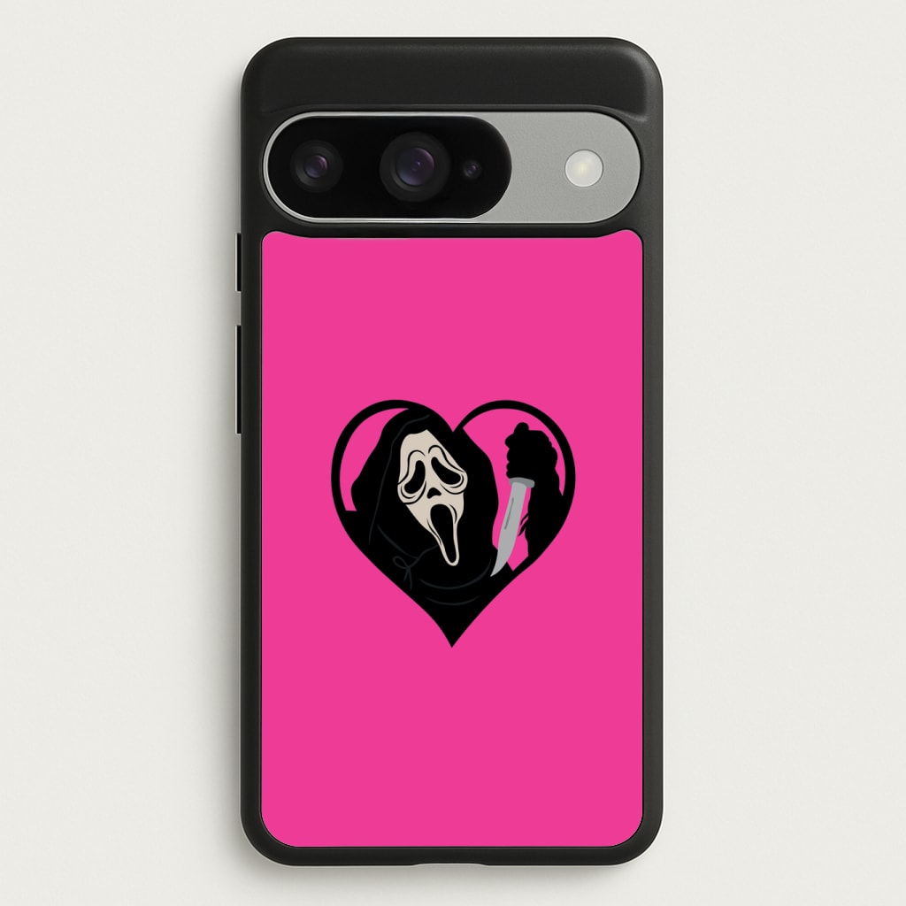 Heart face - Halloween Phone Case
