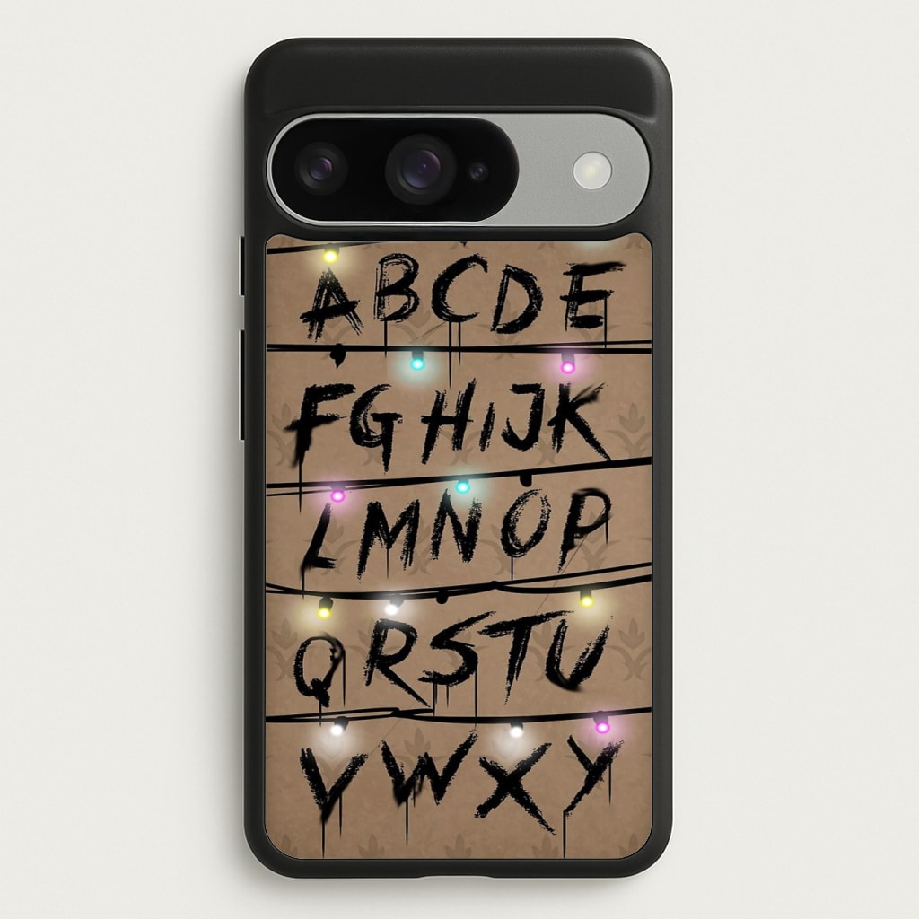Stranger Alphabet Wall Phone Case