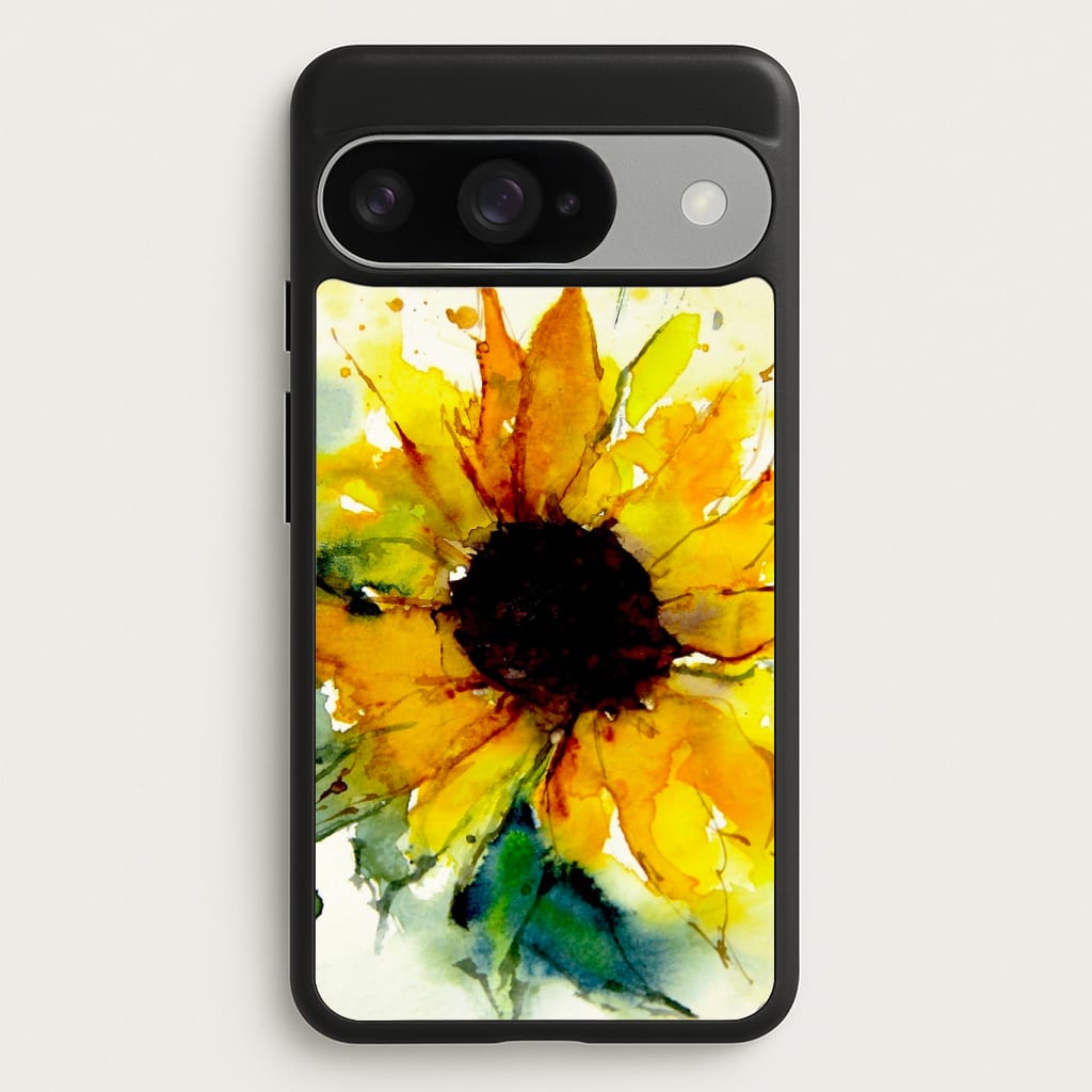 Watercolour Sunflower Phone Case