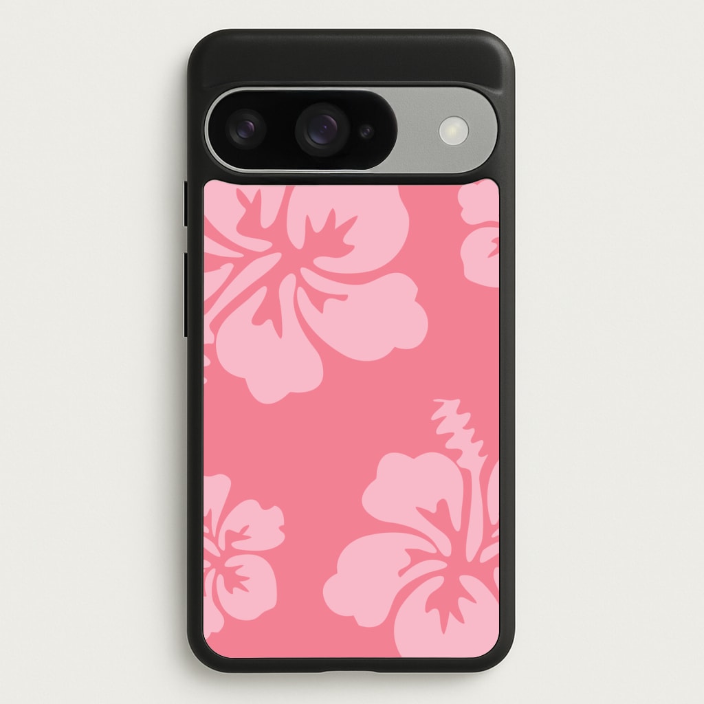 Pink Hawaiian Flowers Pattern Phone Case