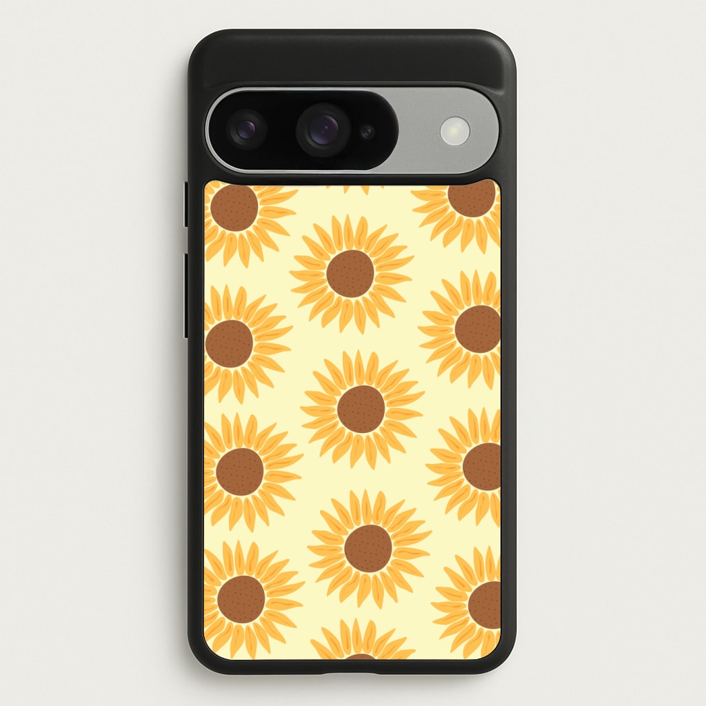 Sunflowers Abstract Pattern Phone Case